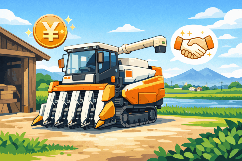 【茨城・常陸太田】中古農機具を高く売るコツとおすすめ店5選｜動かないコンバインも出張買取へ