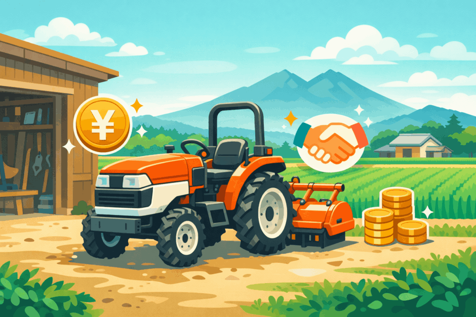 【石岡市】農機具買取おすすめ業者6選｜柿・梨農家の倉庫整理も高額査定