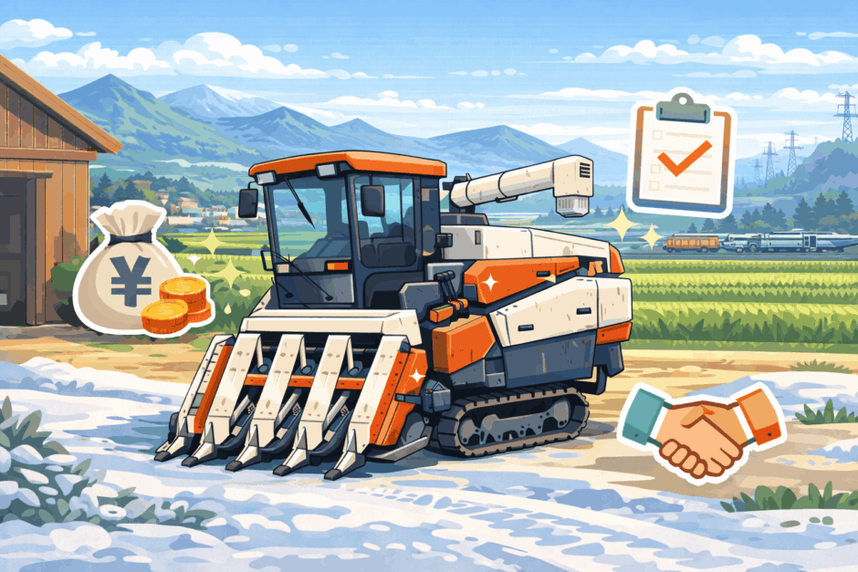 【三笠市】農機具買取おすすめ業者7選！動かない古いトラクターも処分より出張買取で現金化