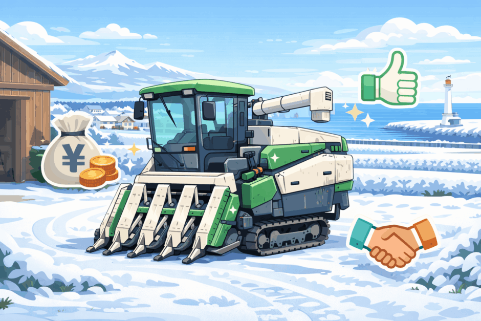 稚内市の農機具買取店8選！酪農機械・トラクターの出張査定で相場より高く売る方法